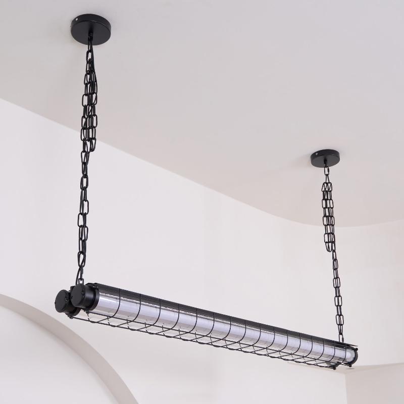 Pendant Light | Industrial Cage Tube Design