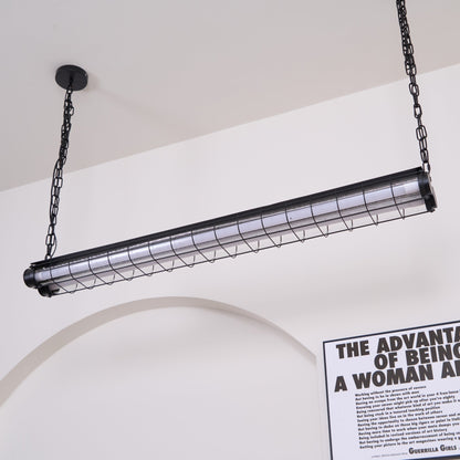 Pendant Light | Industrial Cage Tube Design