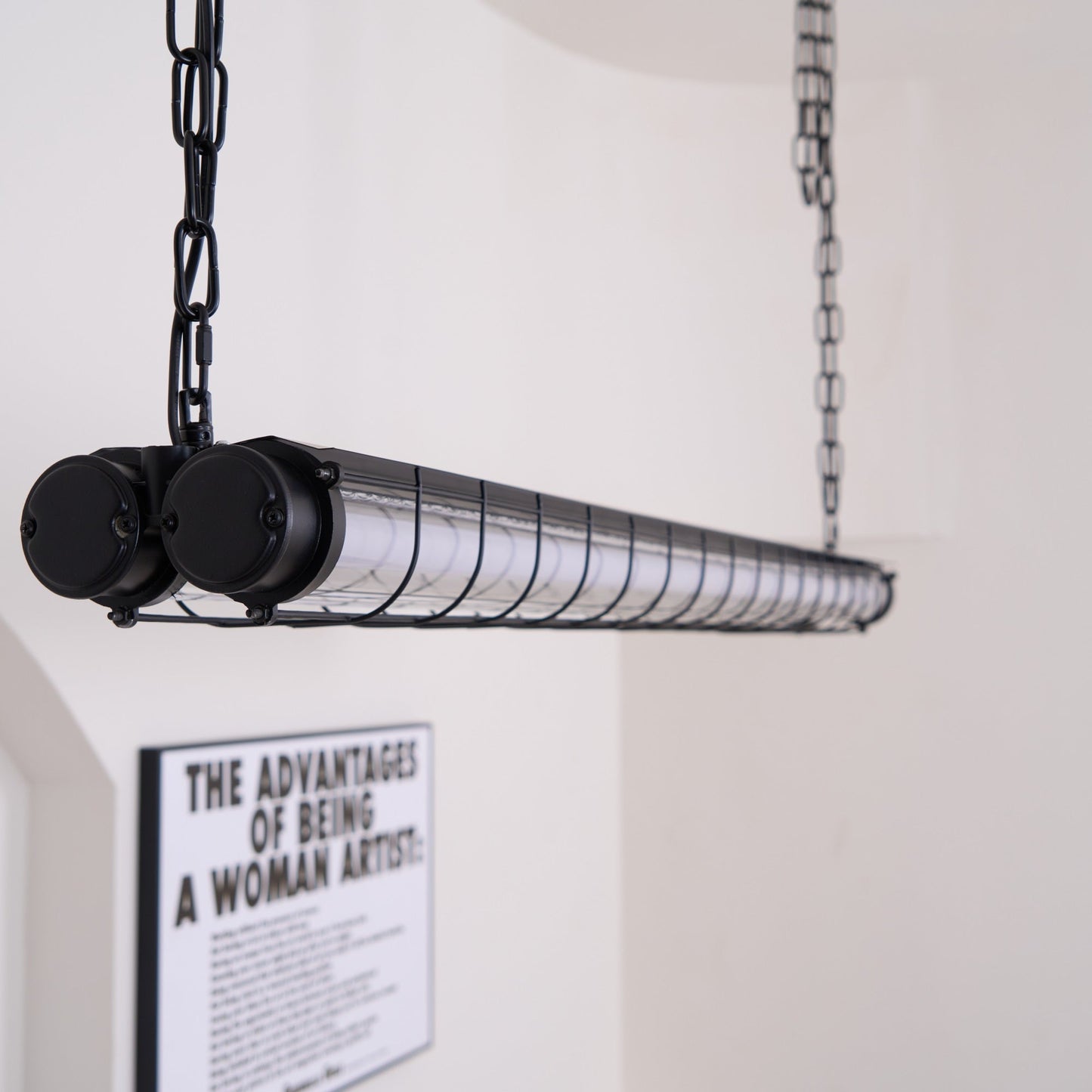 Pendant Light | Industrial Cage Tube Design