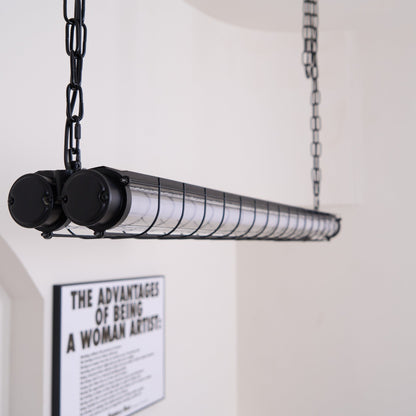 Pendant Light | Industrial Cage Tube Design