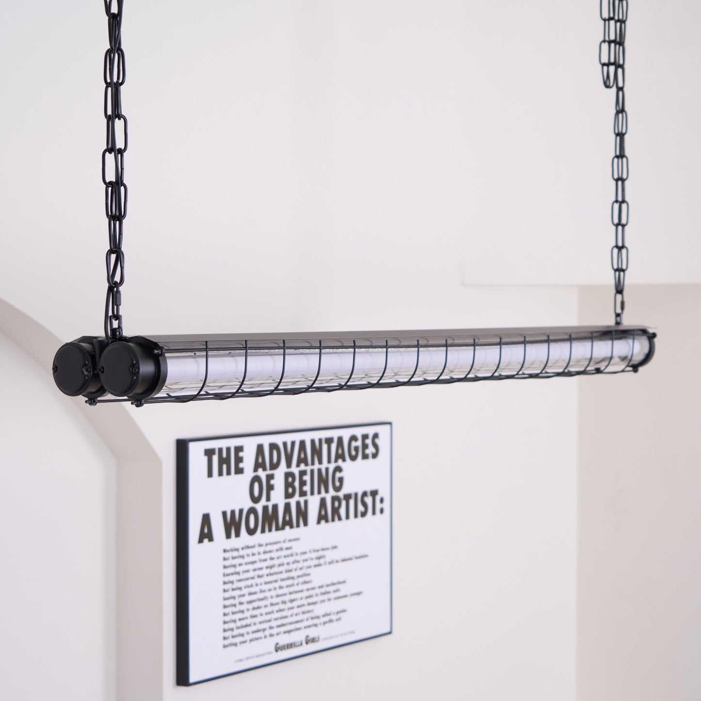 Pendant Light | Industrial Cage Tube Design
