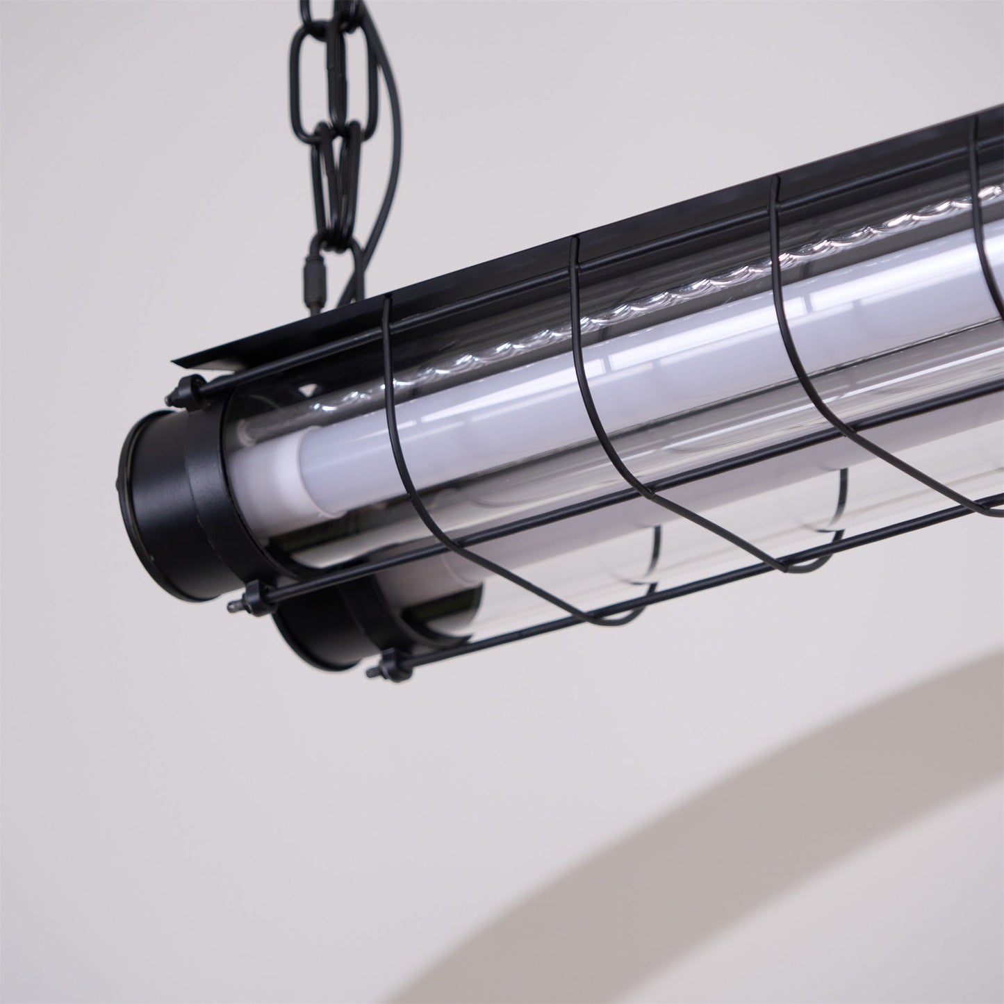 Pendant Light | Industrial Cage Tube Design