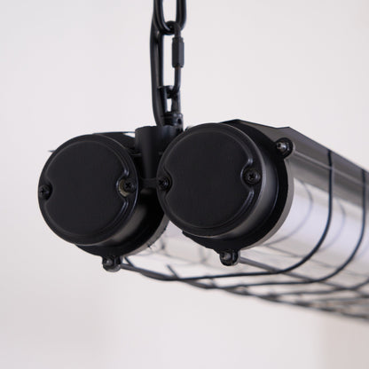 Pendant Light | Industrial Cage Tube Design