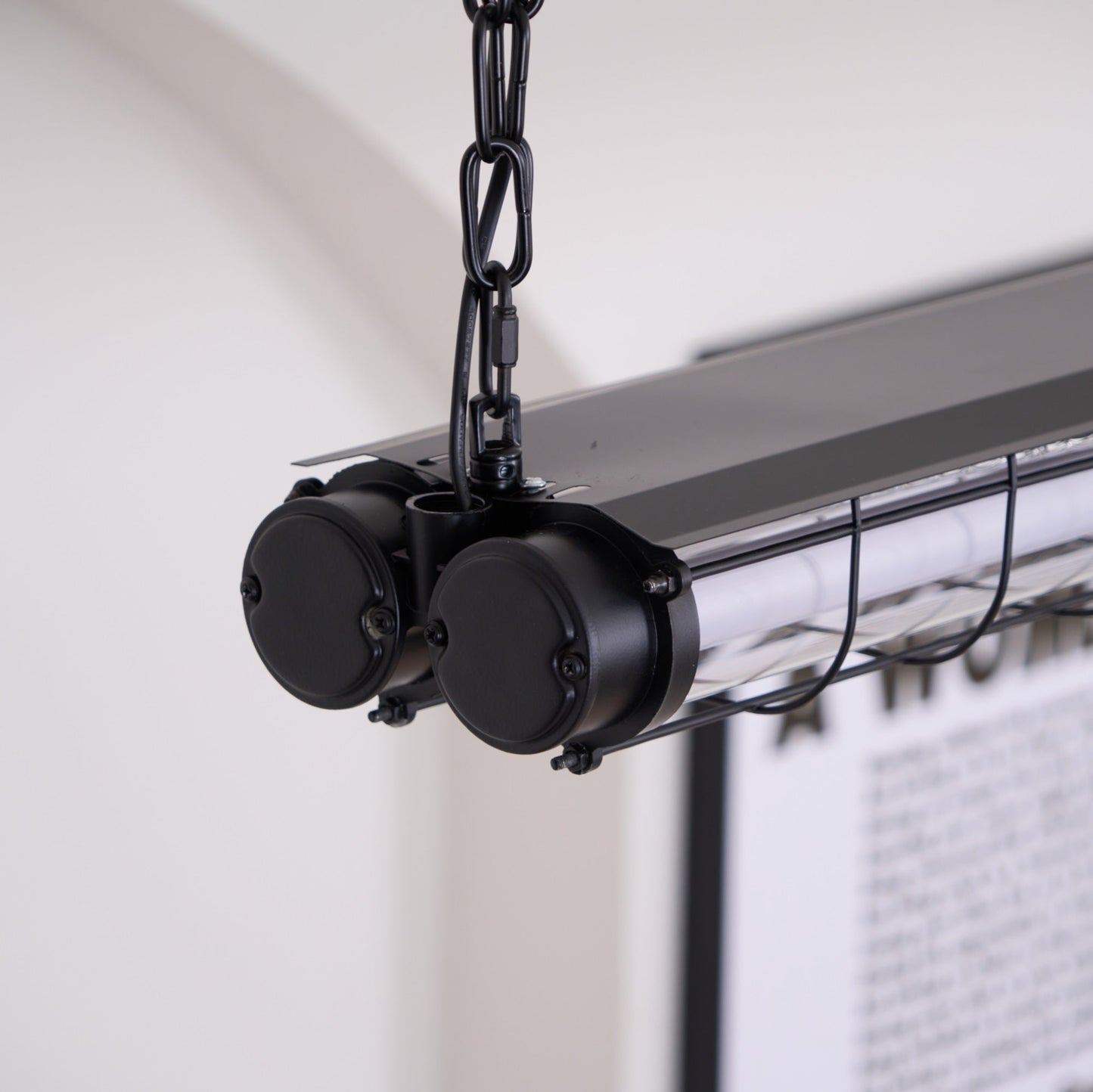 Pendant Light | Industrial Cage Tube Design