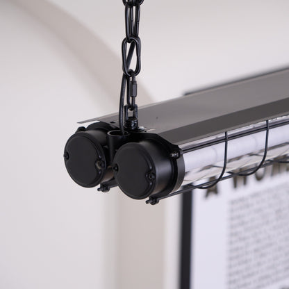 Pendant Light | Industrial Cage Tube Design
