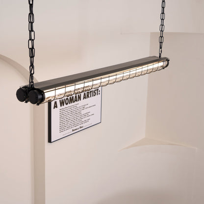 Pendant Light | Industrial Cage Tube Design