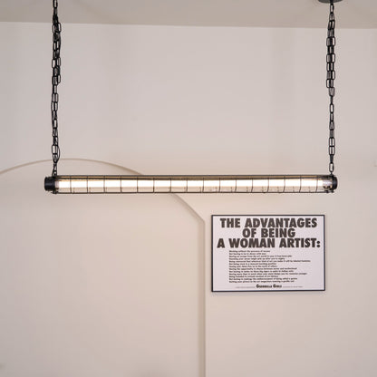 Pendant Light | Industrial Cage Tube Design
