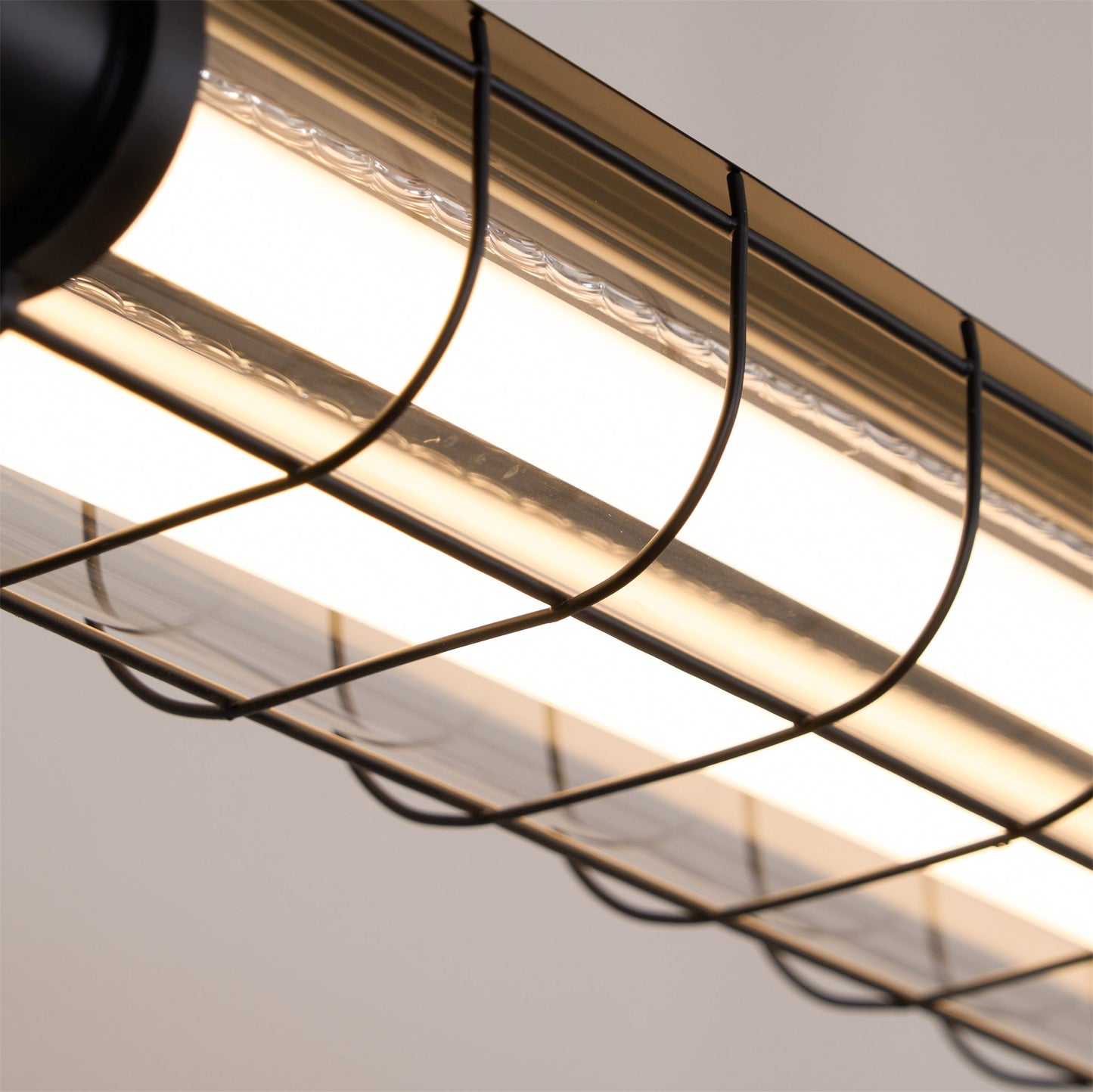 Pendant Light | Industrial Cage Tube Design