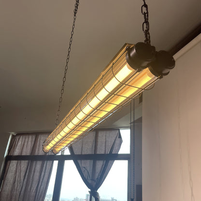 Pendant Light | Industrial Cage Tube Design