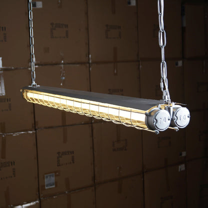 Pendant Light | Industrial Cage Tube Design