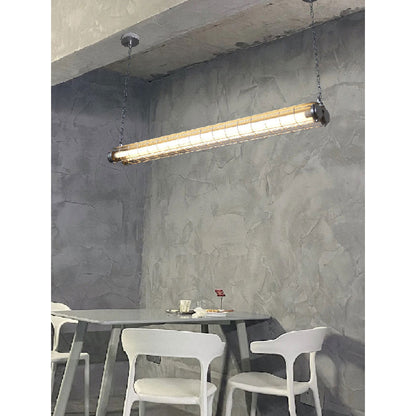 Pendant Light | Industrial Cage Tube Design