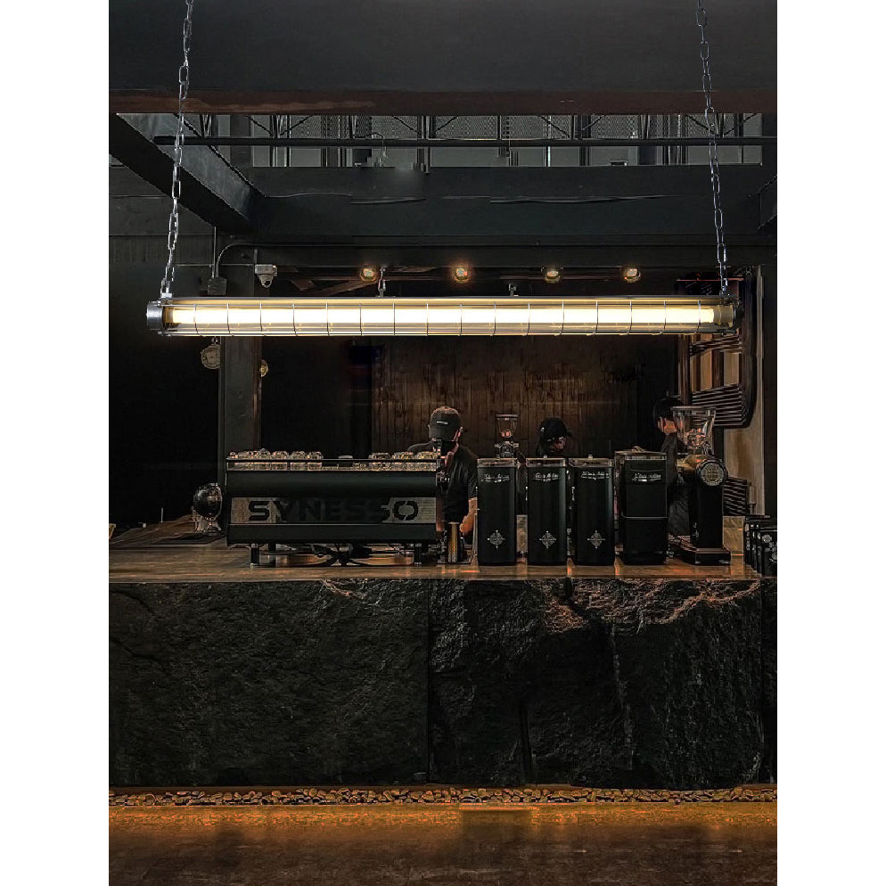 Pendant Light | Industrial Cage Tube Design