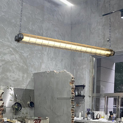 Pendant Light | Industrial Cage Tube Design