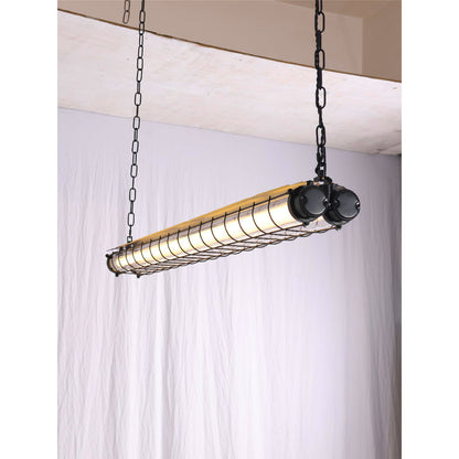 Pendant Light | Industrial Cage Tube Design
