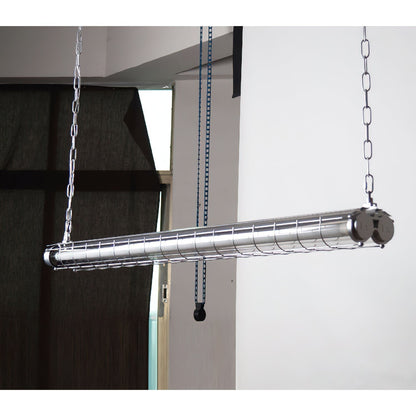 Pendant Light | Industrial Cage Tube Design