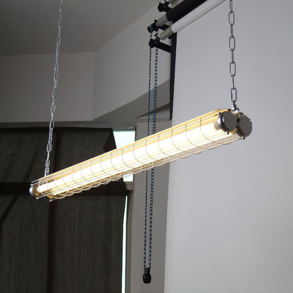 Pendant Light | Industrial Cage Tube Design