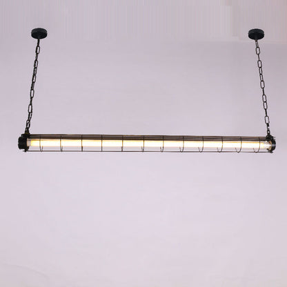 Pendant Light | Industrial Cage Tube Design