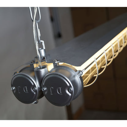Pendant Light | Industrial Cage Tube Design