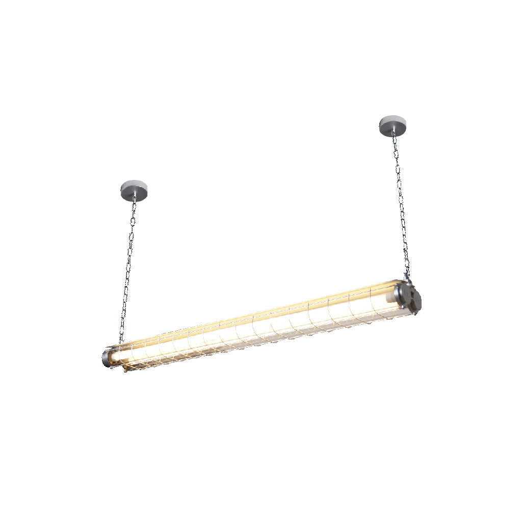 Pendant Light | Industrial Cage Tube Design