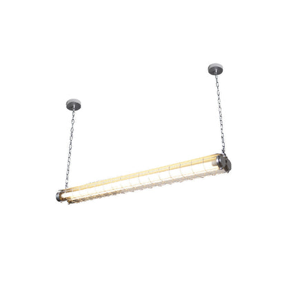 Pendant Light | Industrial Cage Tube Design