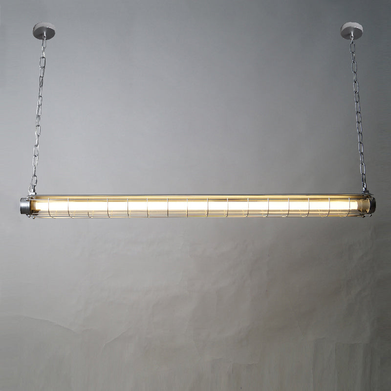 Pendant Light | Industrial Cage Tube Design