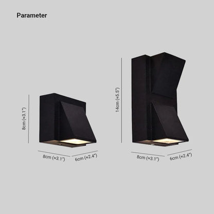 Wall Light | Geometric Metal Outdoor Design