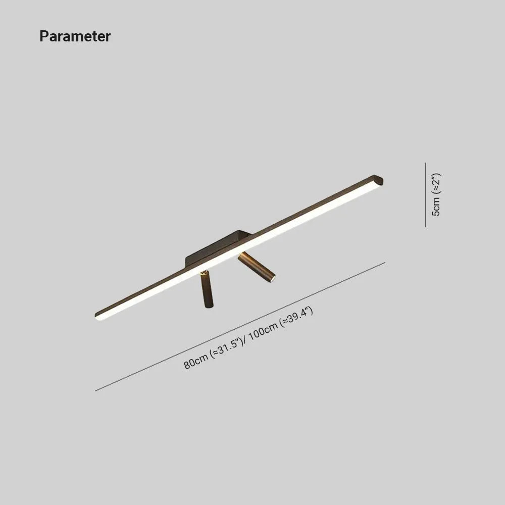 Ceiling Light | Linear LED Bar with Spotlight