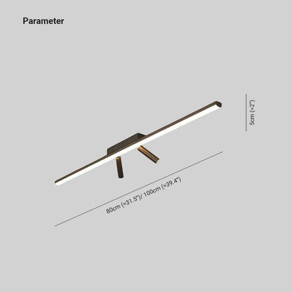Ceiling Light | Linear LED Bar with Spotlight