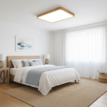 Ceiling Light | Bamboo Border Flush Mount Design