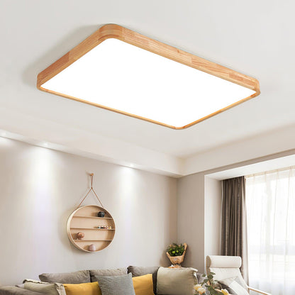 Ceiling Light | Bamboo Border Flush Mount Design