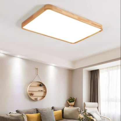 Ceiling Light | Bamboo Border Flush Mount Design