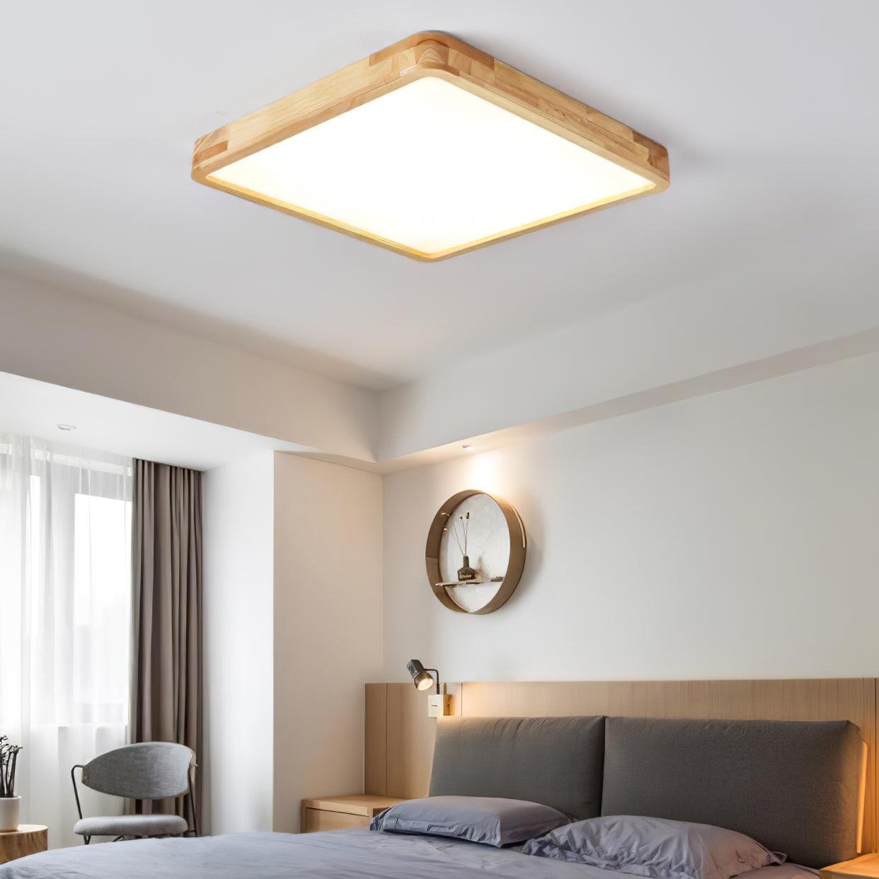 Ceiling Light | Bamboo Border Flush Mount Design