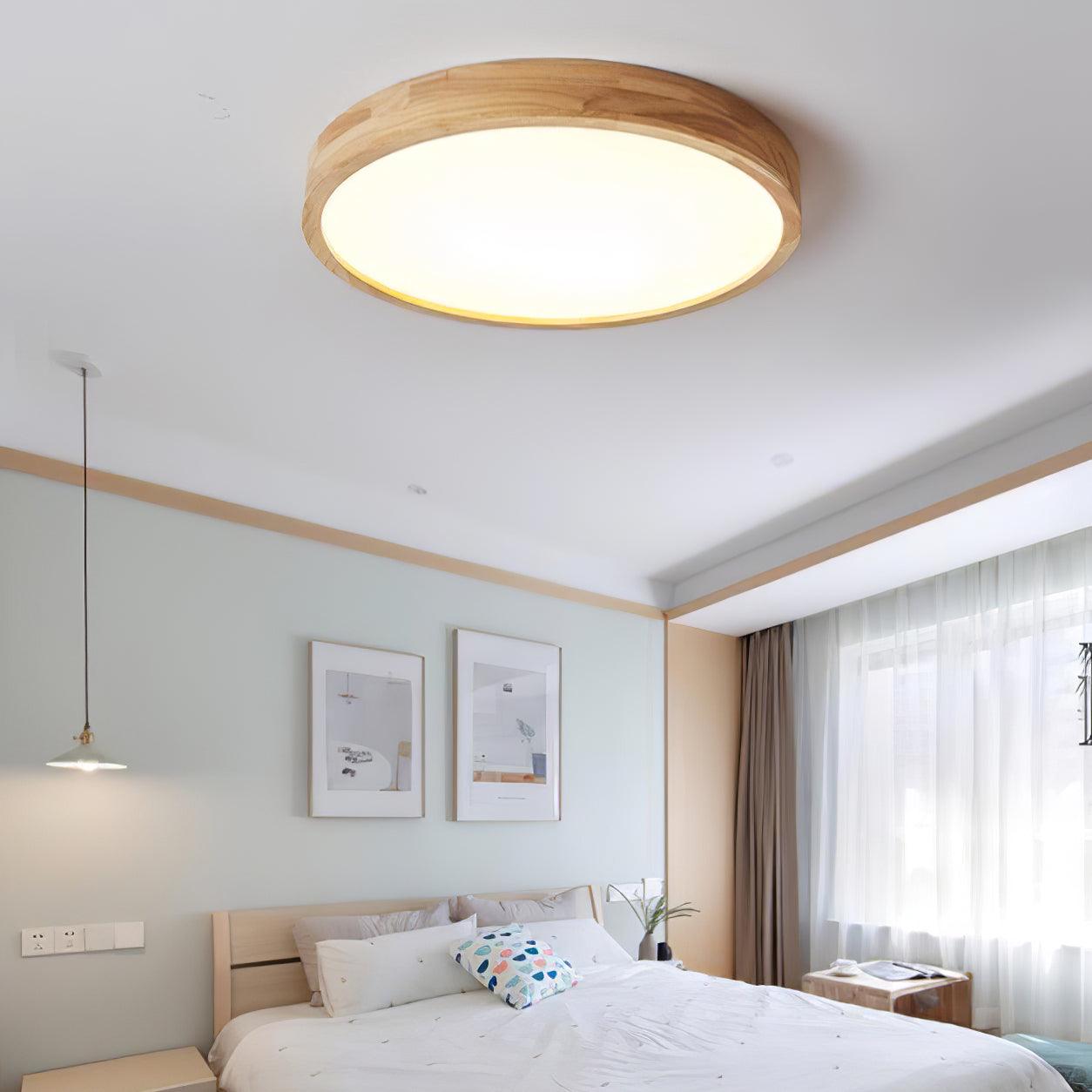 Ceiling Light | Bamboo Border Flush Mount Design