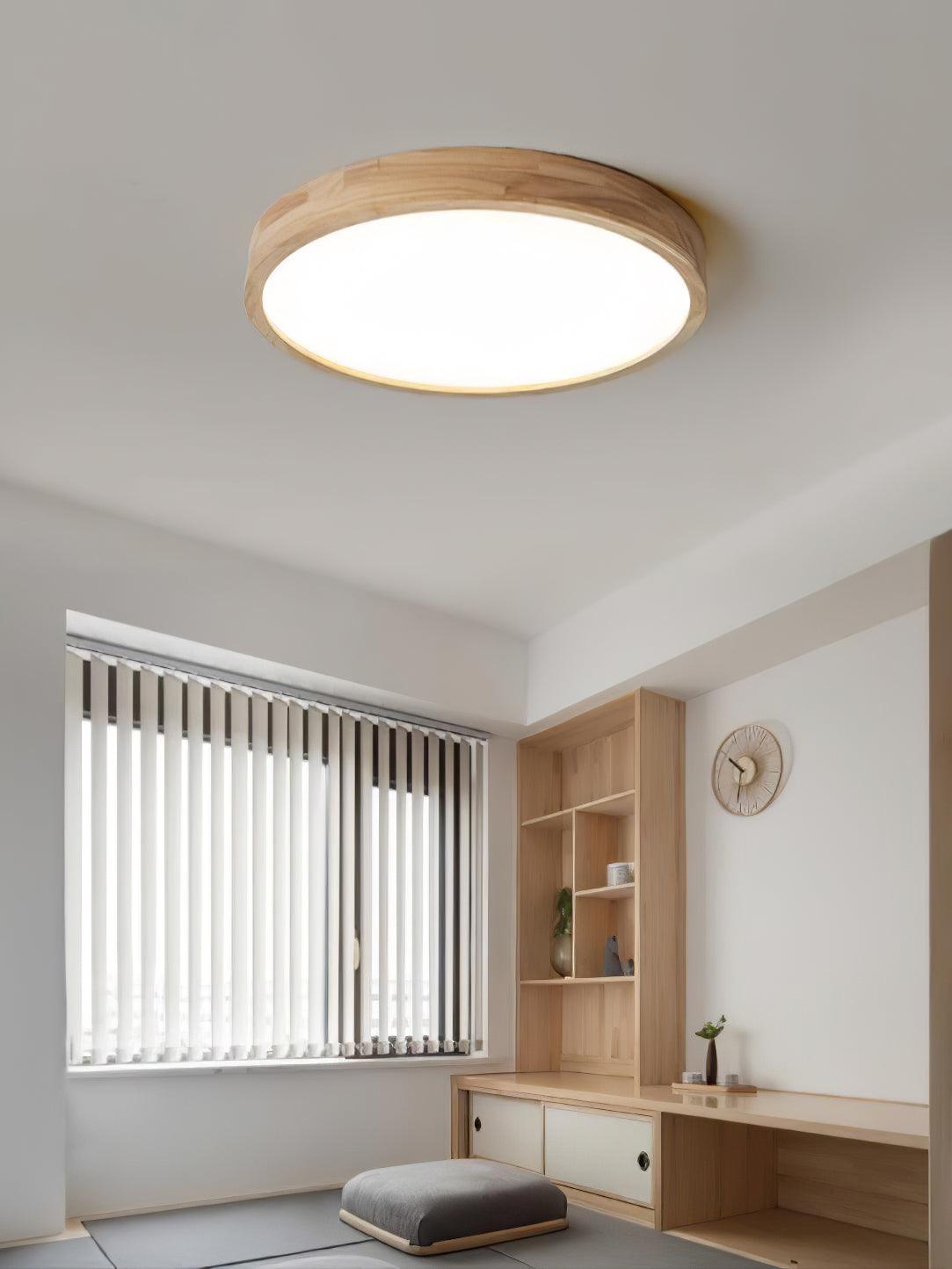 Ceiling Light | Bamboo Border Flush Mount Design