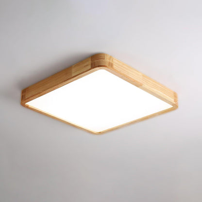 Ceiling Light | Bamboo Border Flush Mount Design