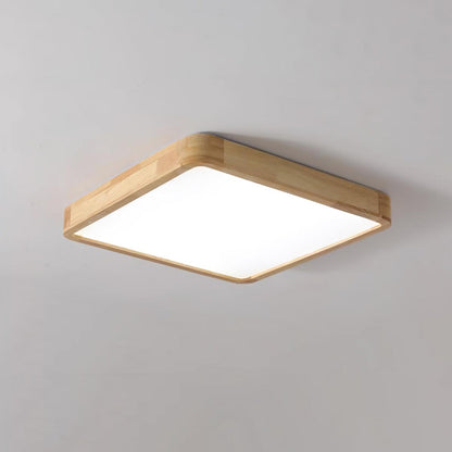 Ceiling Light | Bamboo Border Flush Mount Design