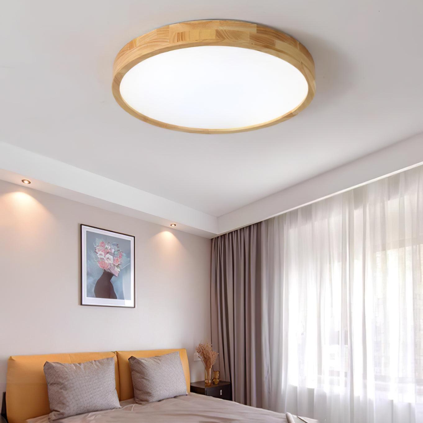 Ceiling Light | Bamboo Border Flush Mount Design