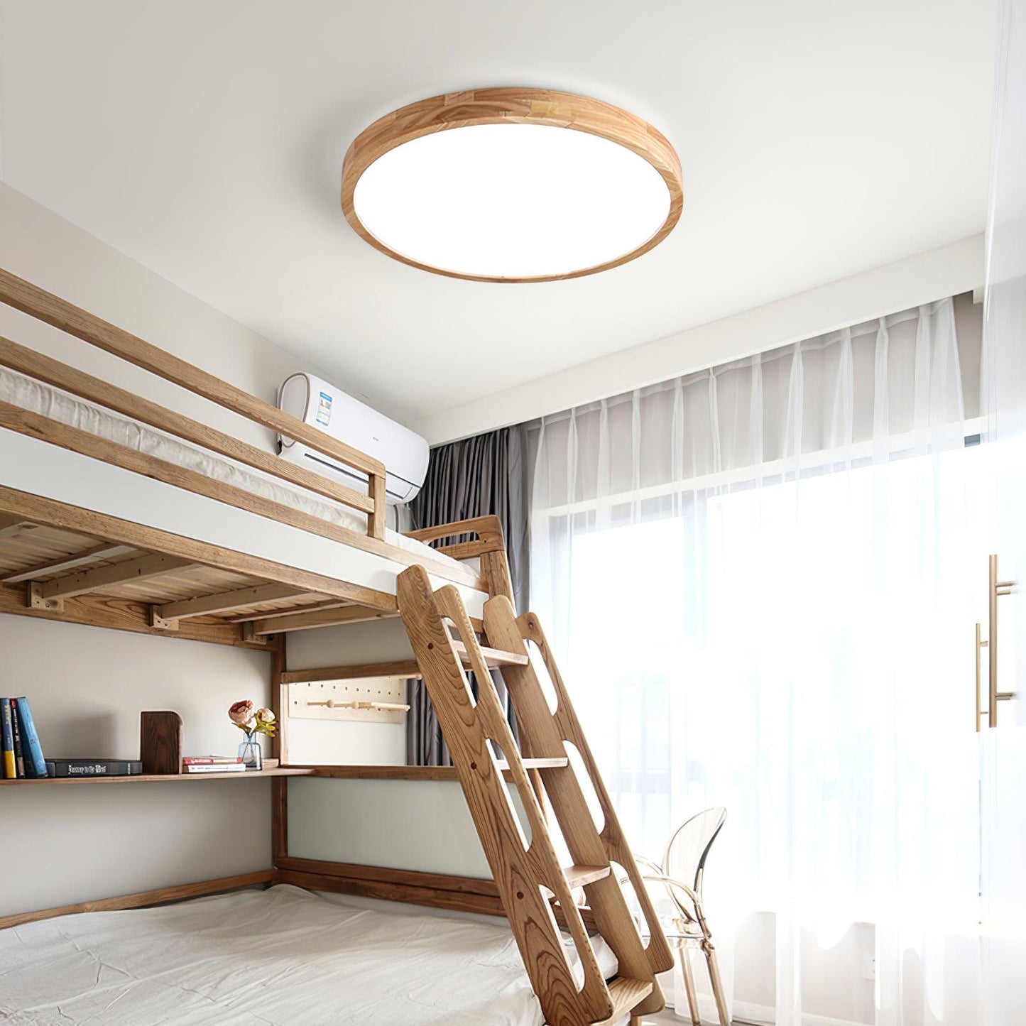 Ceiling Light | Bamboo Border Flush Mount Design