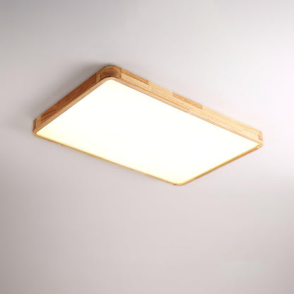 Ceiling Light | Bamboo Border Flush Mount Design