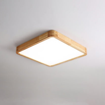 Ceiling Light | Bamboo Border Flush Mount Design