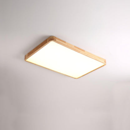 Ceiling Light | Bamboo Border Flush Mount Design