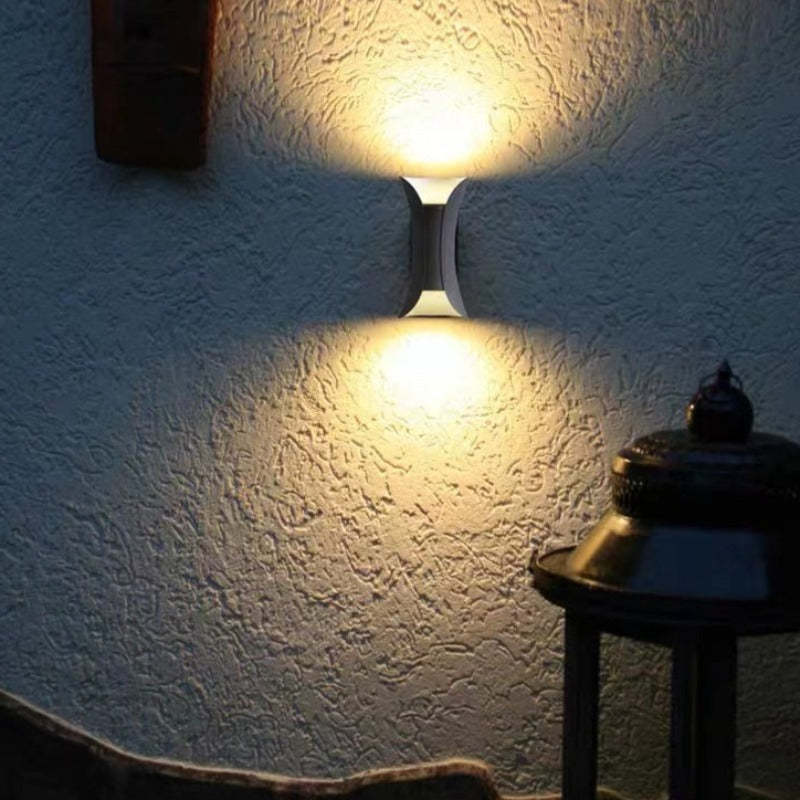 Wall Light | Curved Up Down Outdoor Design