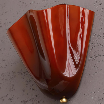 Wall Light | Sculptural Glass Uplighter Design