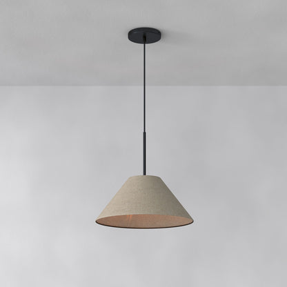 Pendant Light | Milk Glass Cone Design