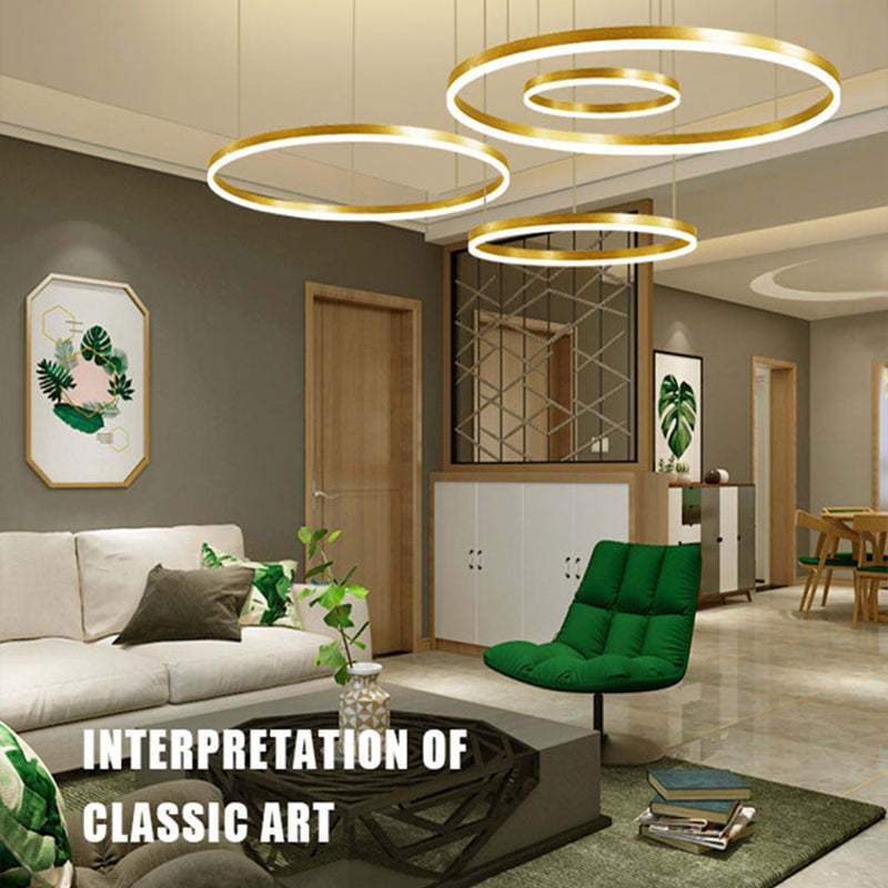 Pendant Light | LED Ring Multi Circle Design