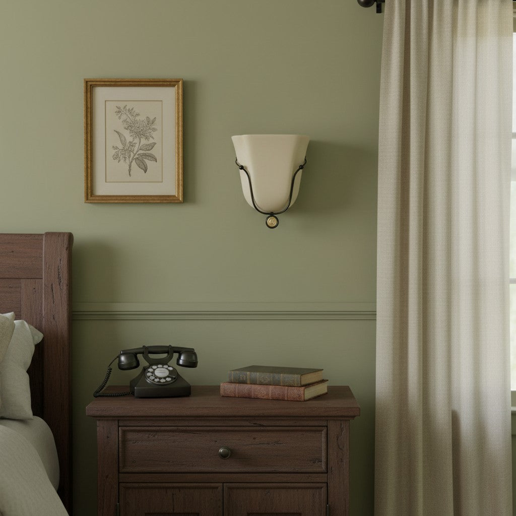 Wall Light | Sculptural Glass Uplighter Design