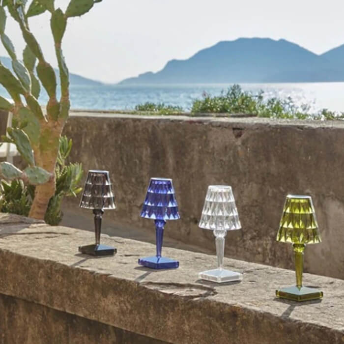 Table Light | Crystal Cut Acrylic Design