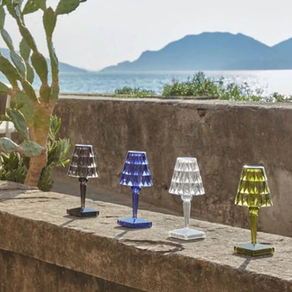 Table Light | Crystal Cut Acrylic Design