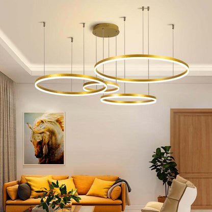 Pendant Light | LED Ring Multi Circle Design