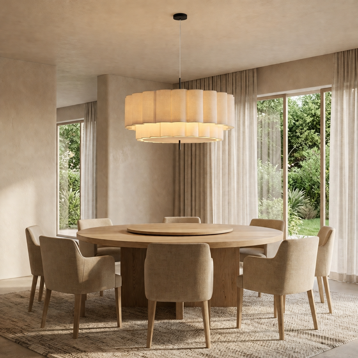 Pendant Light | Layered Shade Cluster Design